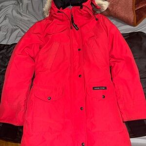 Canada Goose Trillium Parka in Vibrant Red